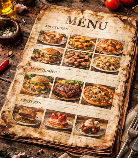 Menu yang sudah Usang